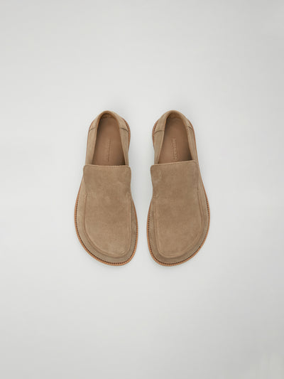 Allure Timeless Loafers in Taupe Suede