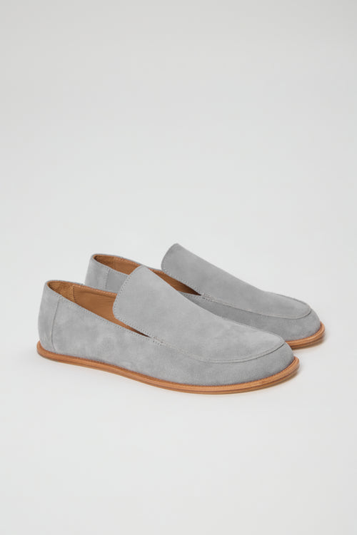 Allure Timeless Loafers in Grey Suede