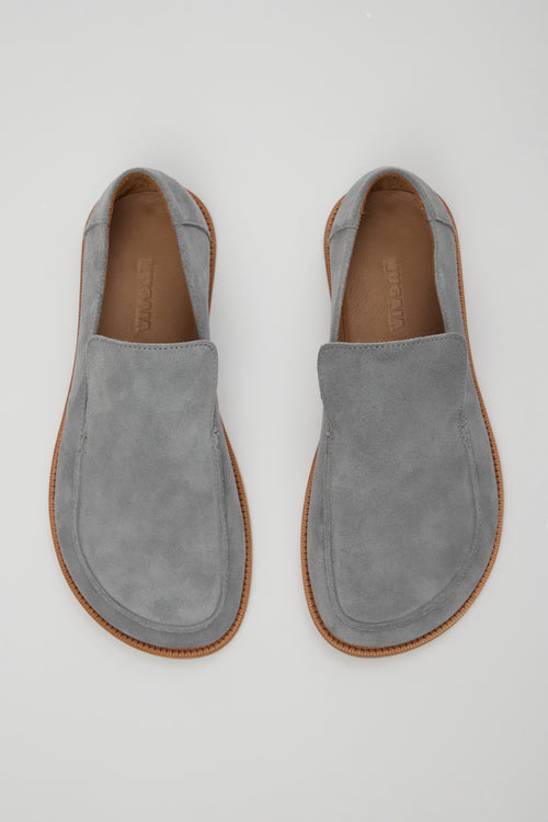 Allure Timeless Loafers in Grey Suede