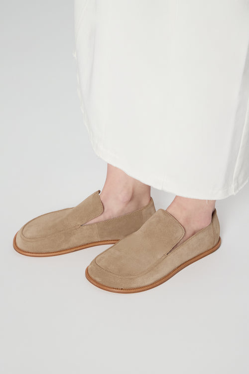Allure Timeless Loafers in Taupe Suede