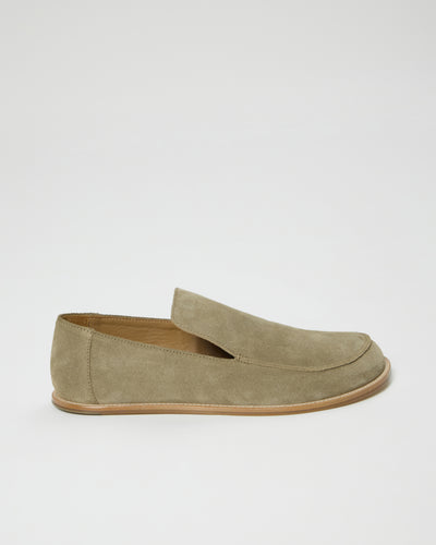 Allure Timeless Loafers in Dusty Olive Suede