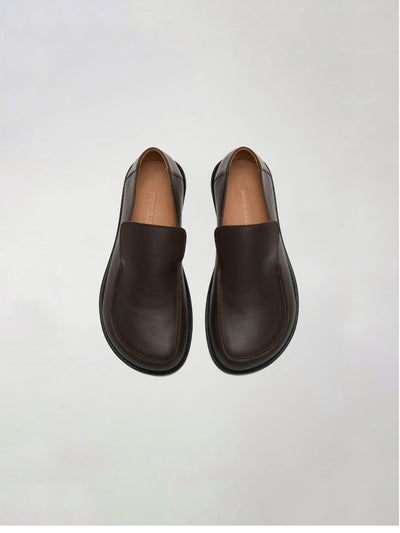 Allure Timeless Loafers in Espresso Brown Leather