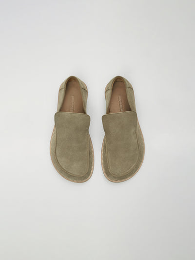 Allure Timeless Loafers in Dusty Olive Suede