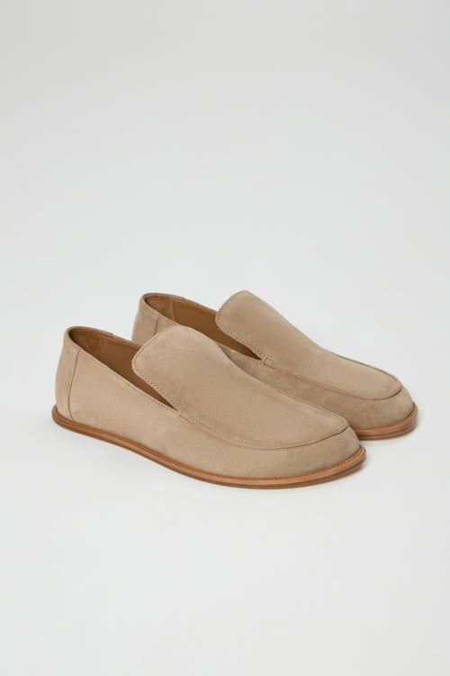 Allure Timeless Loafers in Taupe Suede