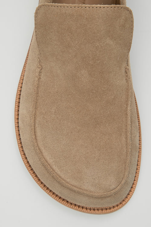 Allure Timeless Loafers in Taupe Suede