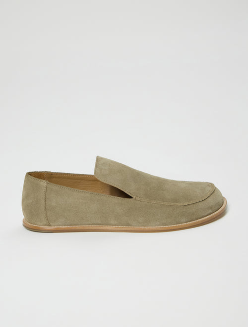 Allure Timeless Loafers in Dusty Olive Suede