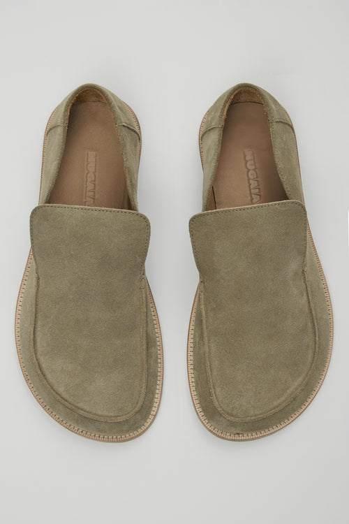 Allure Timeless Loafers in Dusty Olive Suede