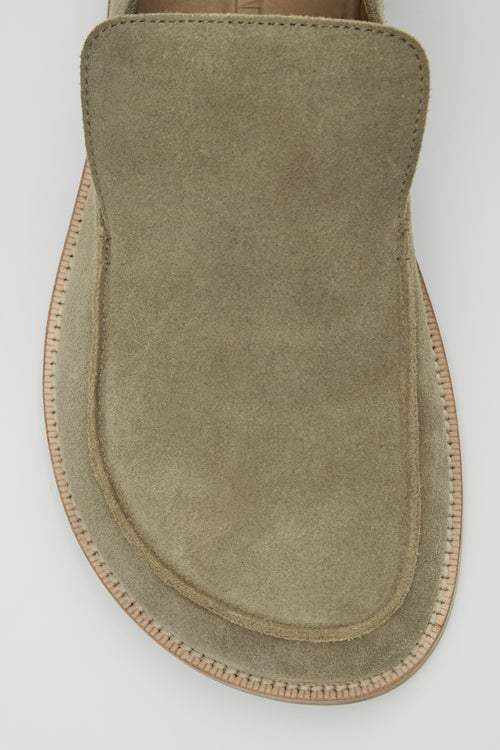 Allure Timeless Loafers in Dusty Olive Suede