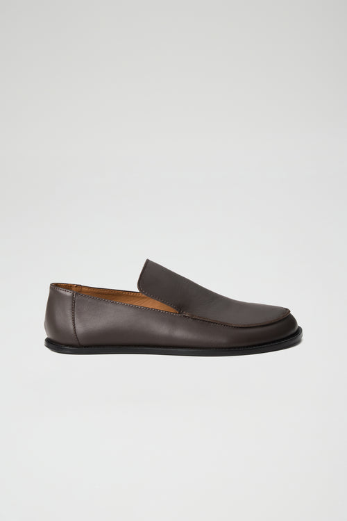 Allure Timeless Loafers in Espresso Brown Leather