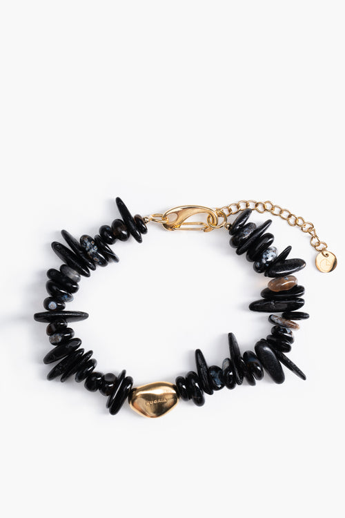 Black Molly Gold Anklet