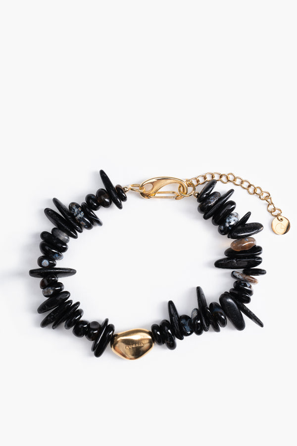 Black Molly Gold Anklet