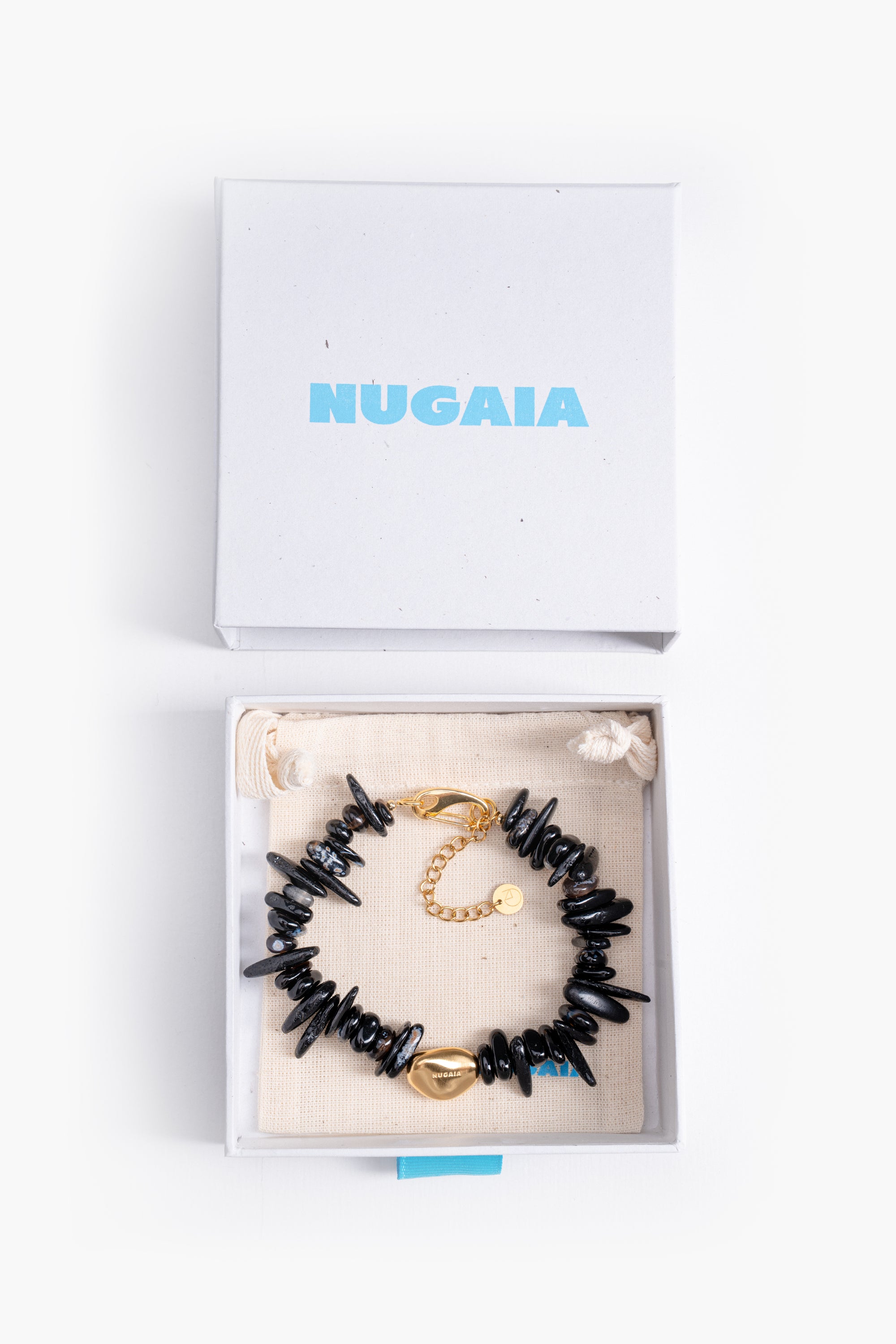 Black Molly Gold Anklet