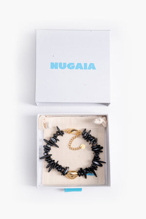 Black Molly Gold Anklet