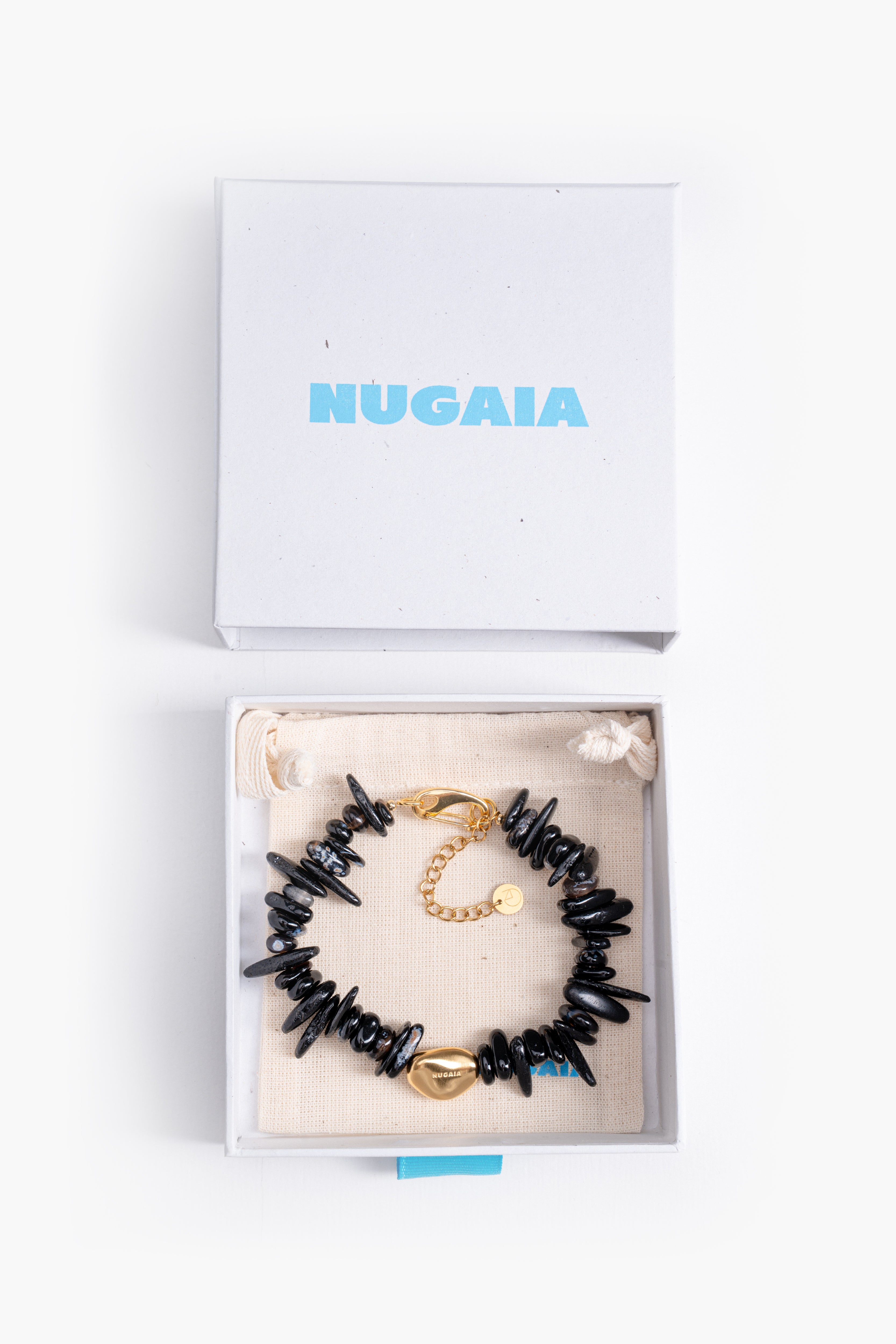 Black Molly Gold Anklet