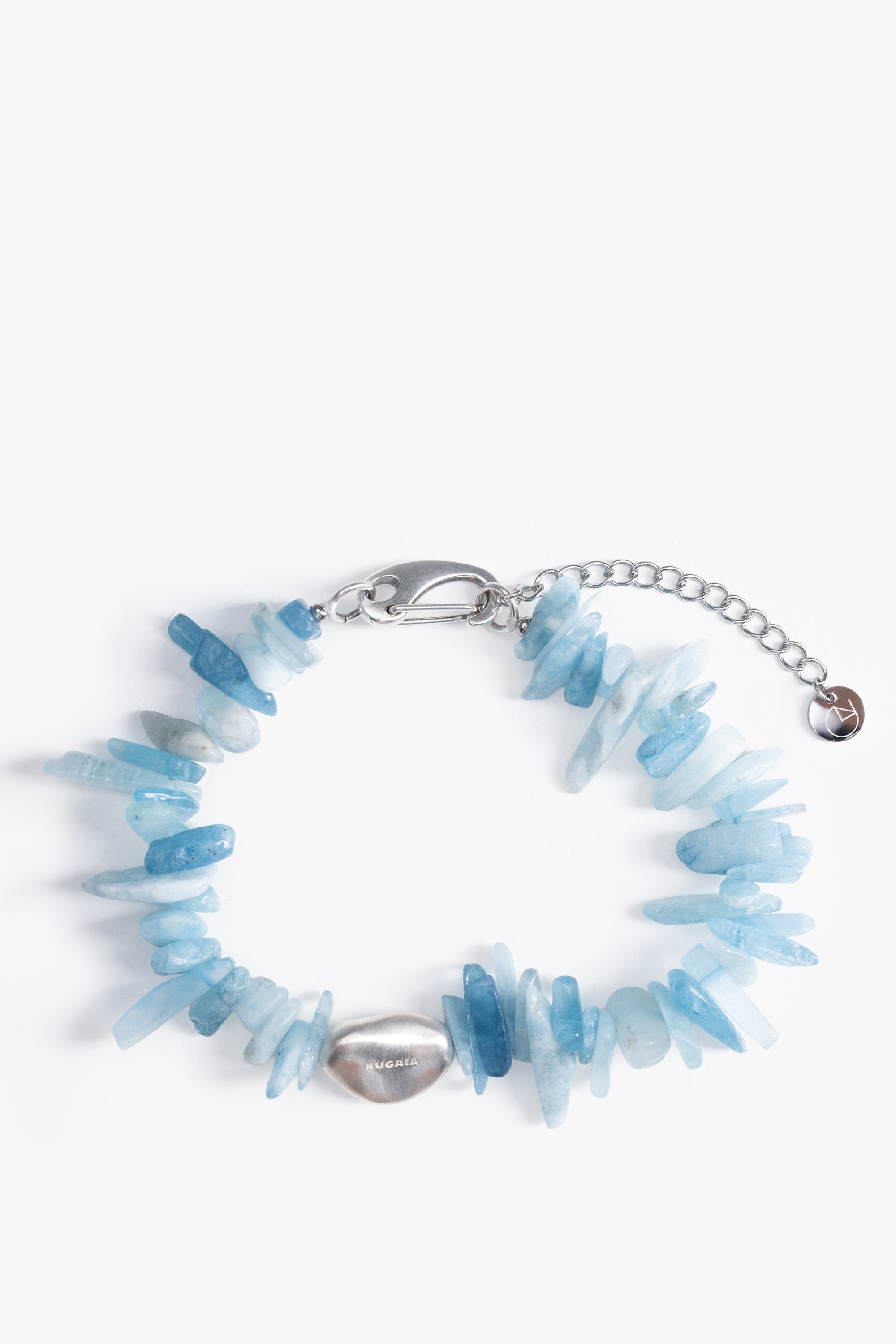 Blue Chromis Silver Anklet