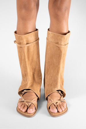 Ksena Open-Toe Boots