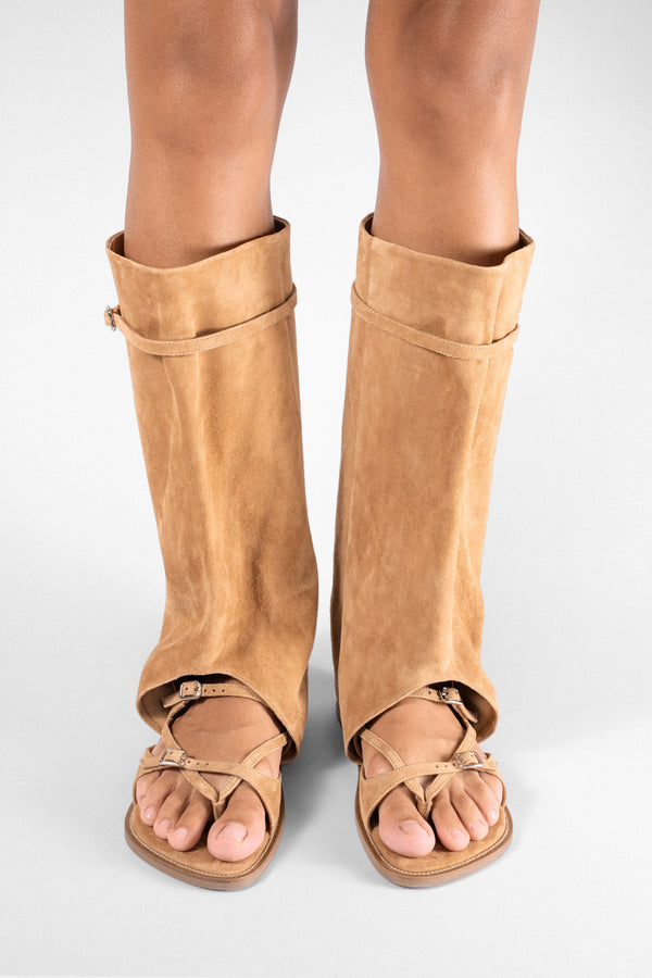 Ksena Open-Toe Boots