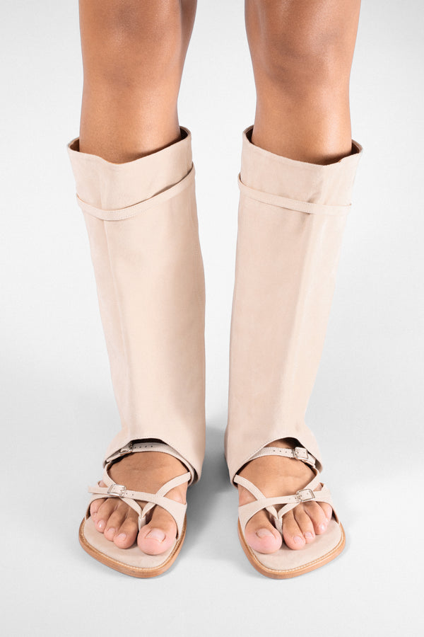 Ksena Open-Toe Boots