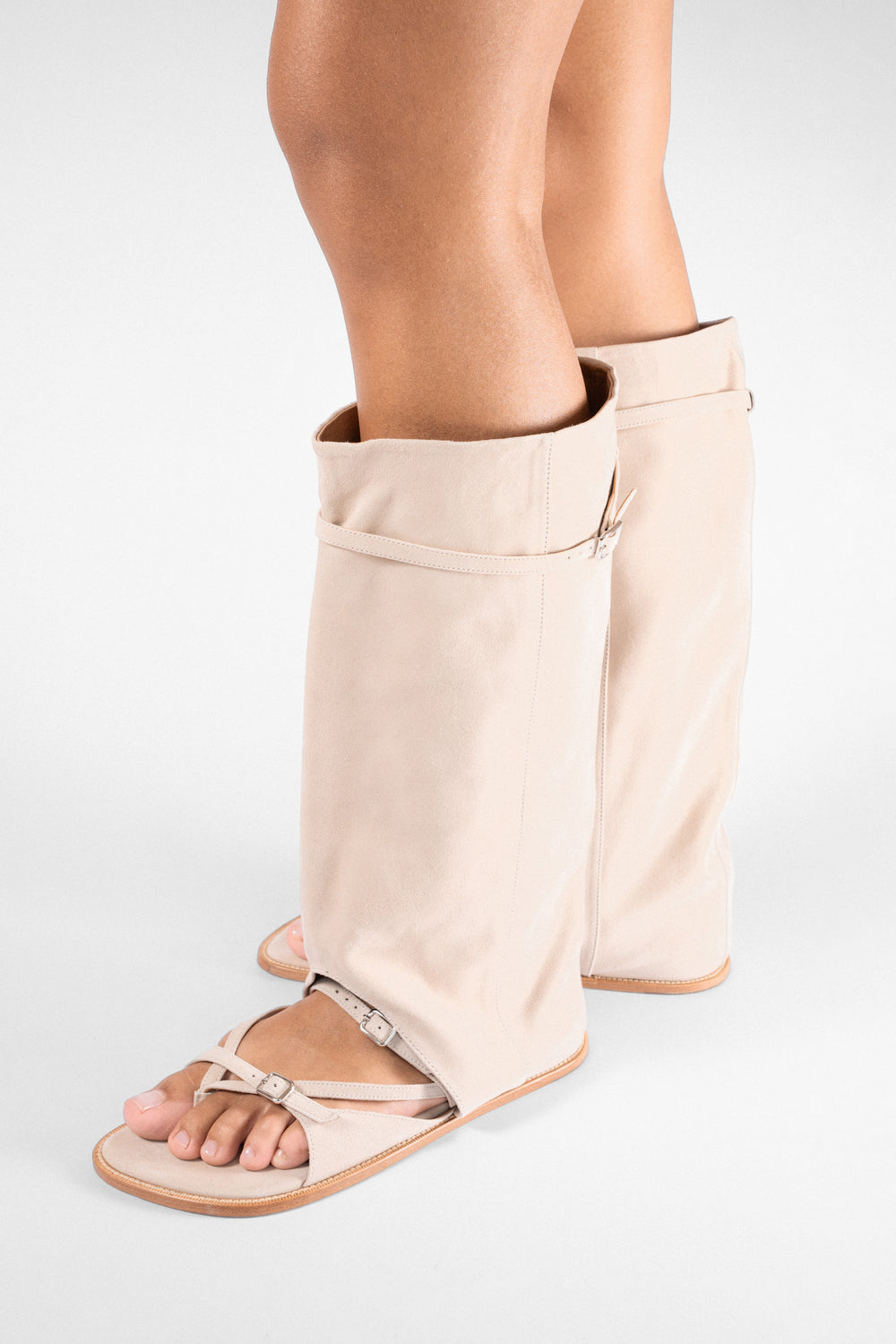 Ksena Open-Toe Boots