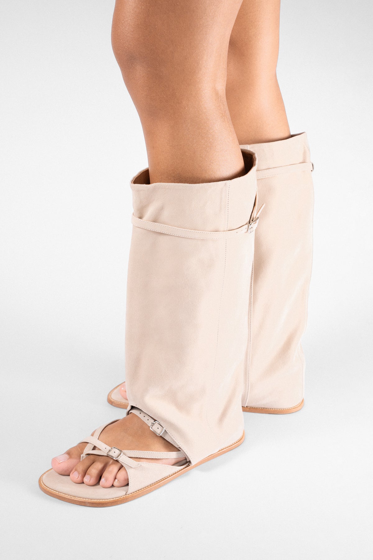 Ksena Open-Toe Boots