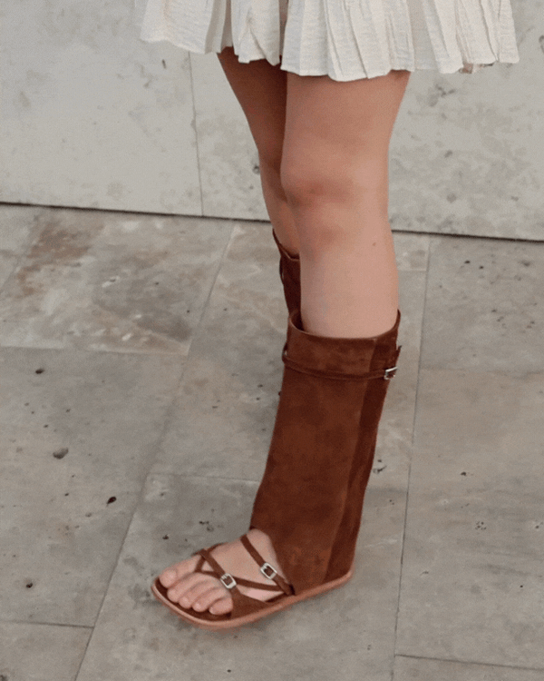 Ksena Open-Toe Boots