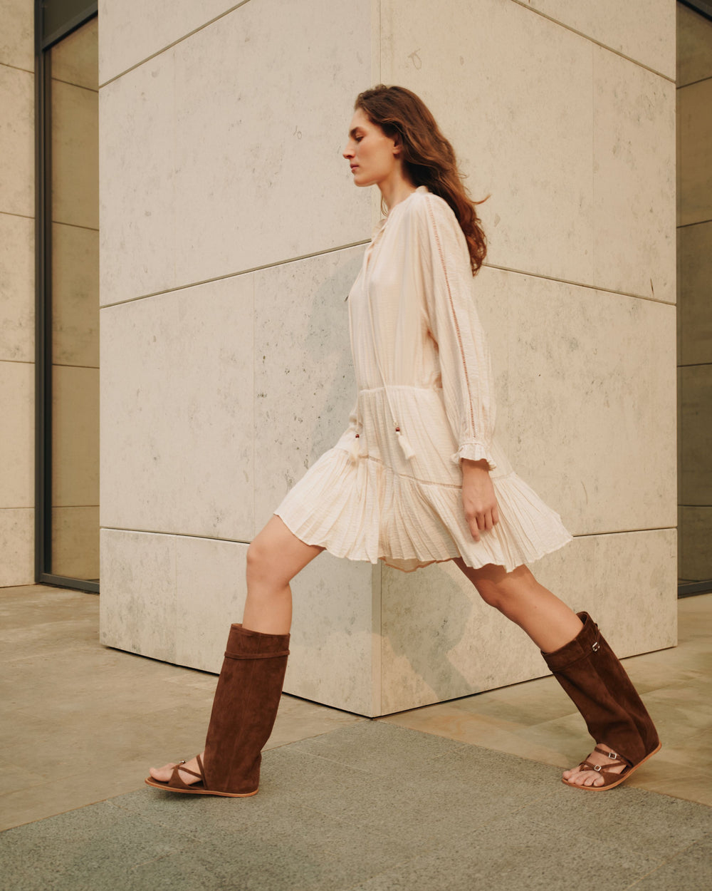 Ksena Open-Toe Boots