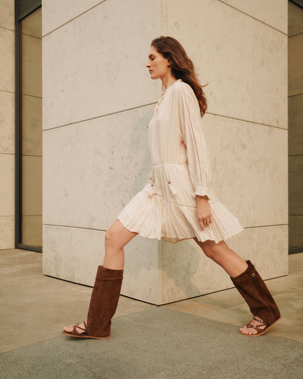 Ksena Open-Toe Boots