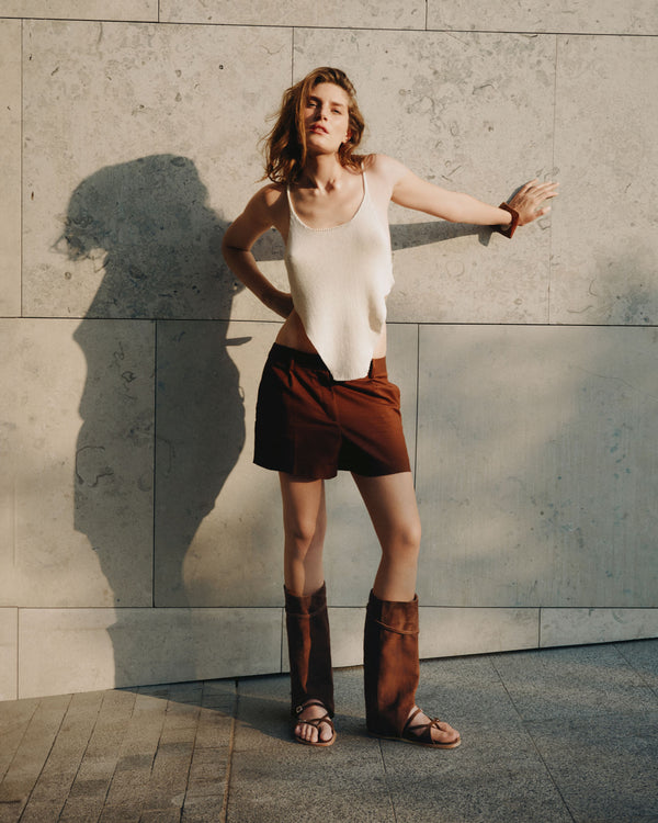 Ksena Open-Toe Boots
