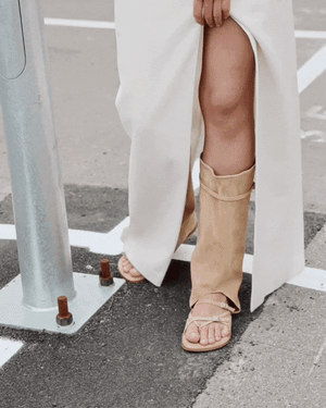 Ksena Open-Toe Boots