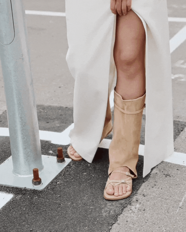 Ksena Open-Toe Boots