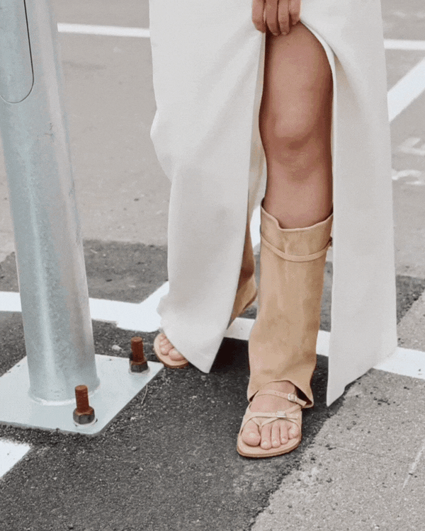 Ksena Open-Toe Boots