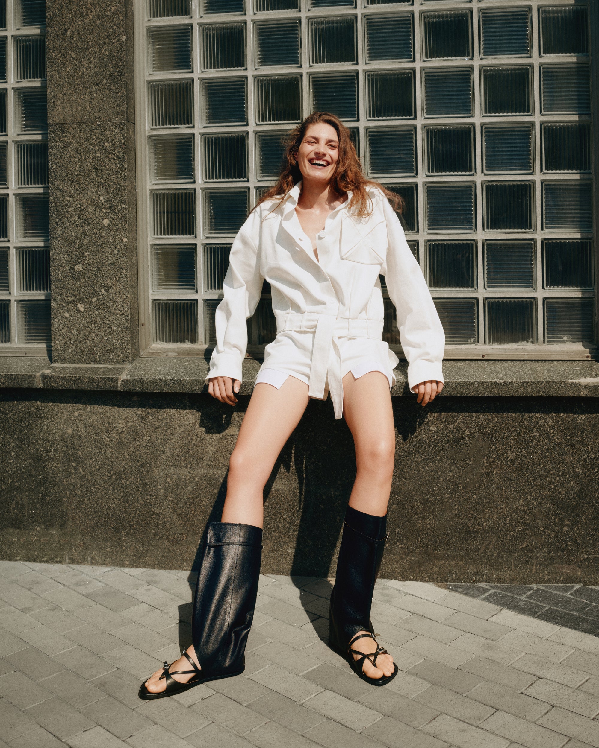 Ksena Open-Toe Boots