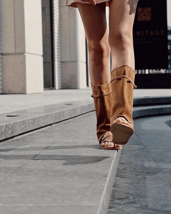 Ksena Open-Toe Boots