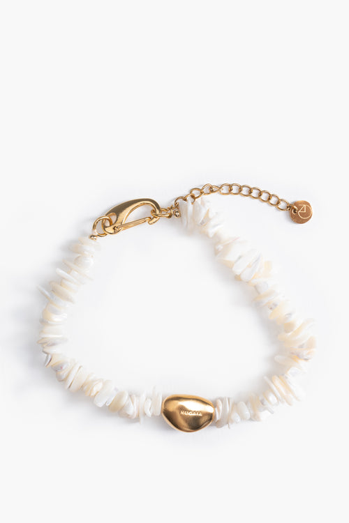 Pearl Gourami Gold Anklet