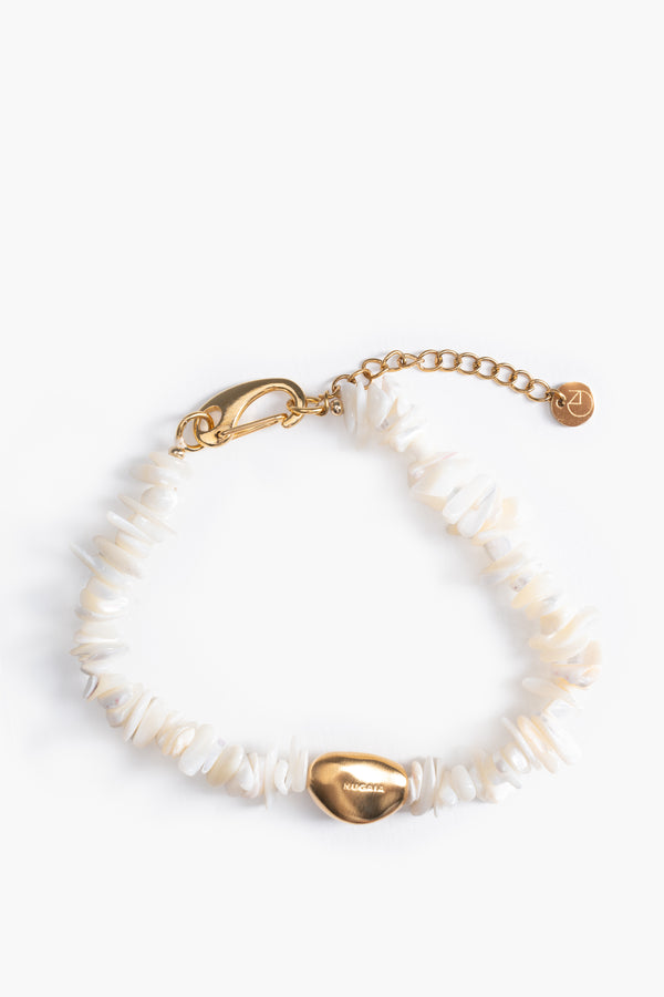 Pearl Gourami Gold Anklet