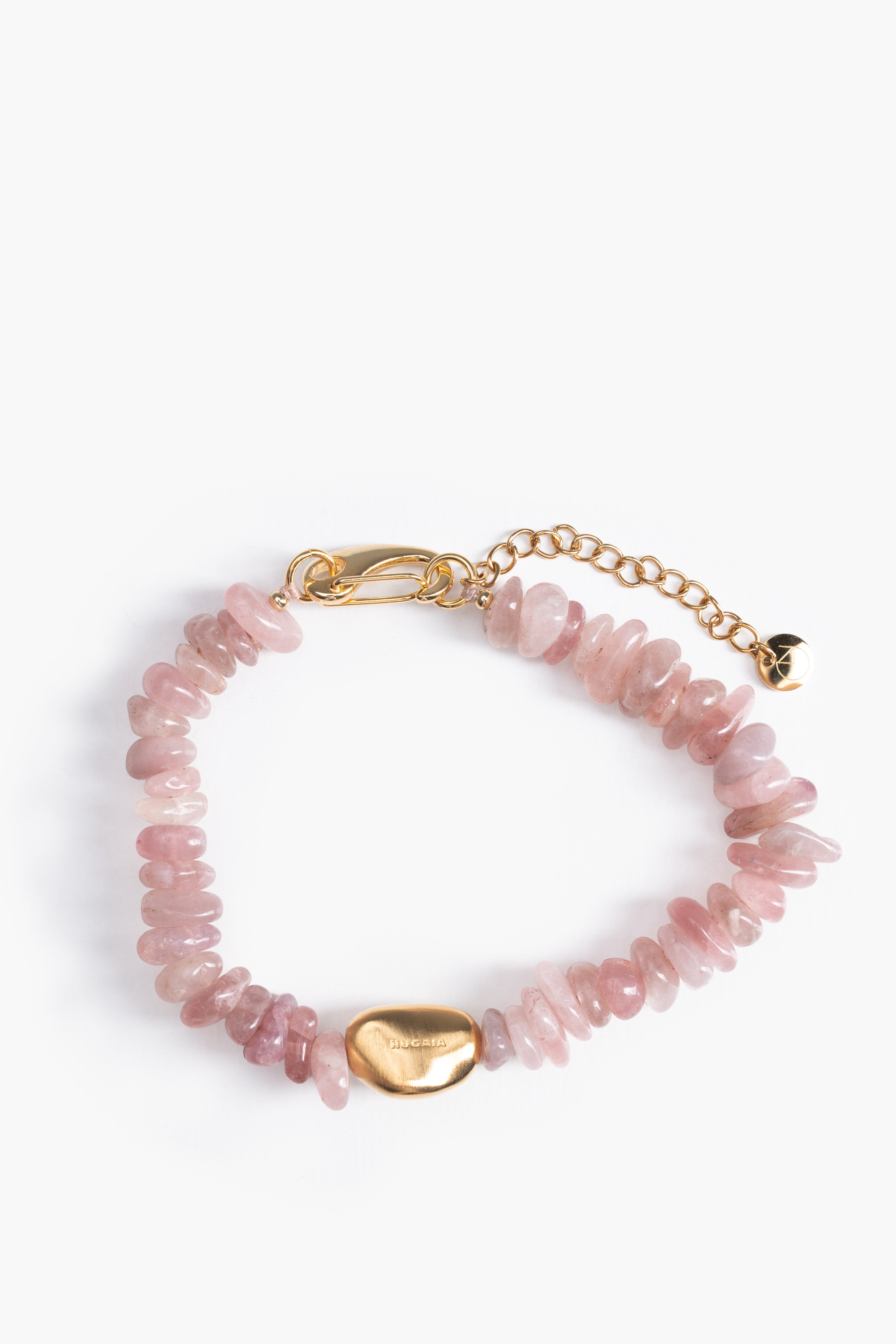 Pink Perch Gold Anklet