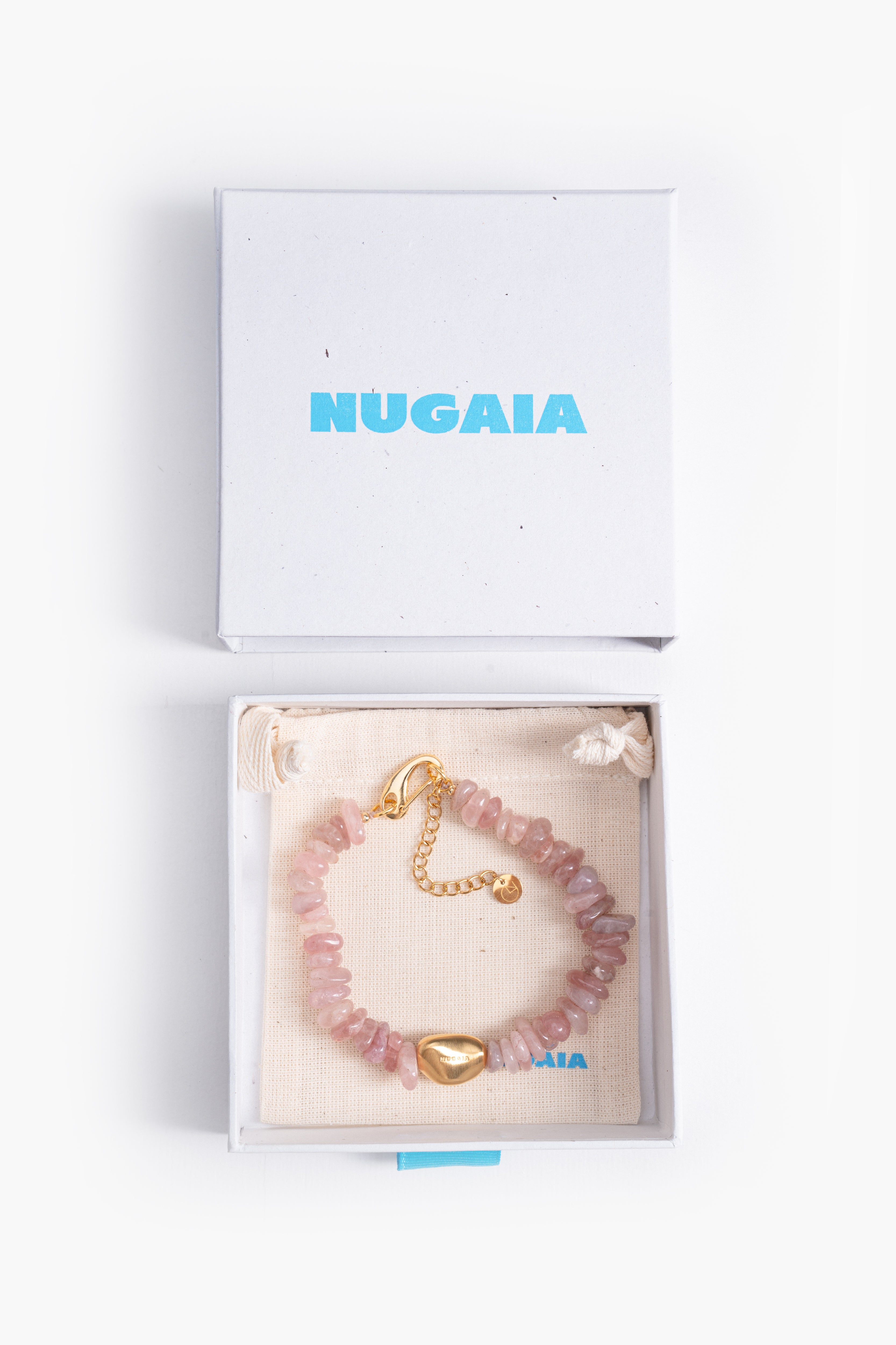 Pink Perch Gold Anklet