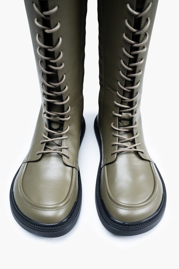 Roanna Lace Knee-High Boots