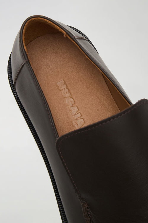 Allure Timeless Loafers in Espresso Brown Leather